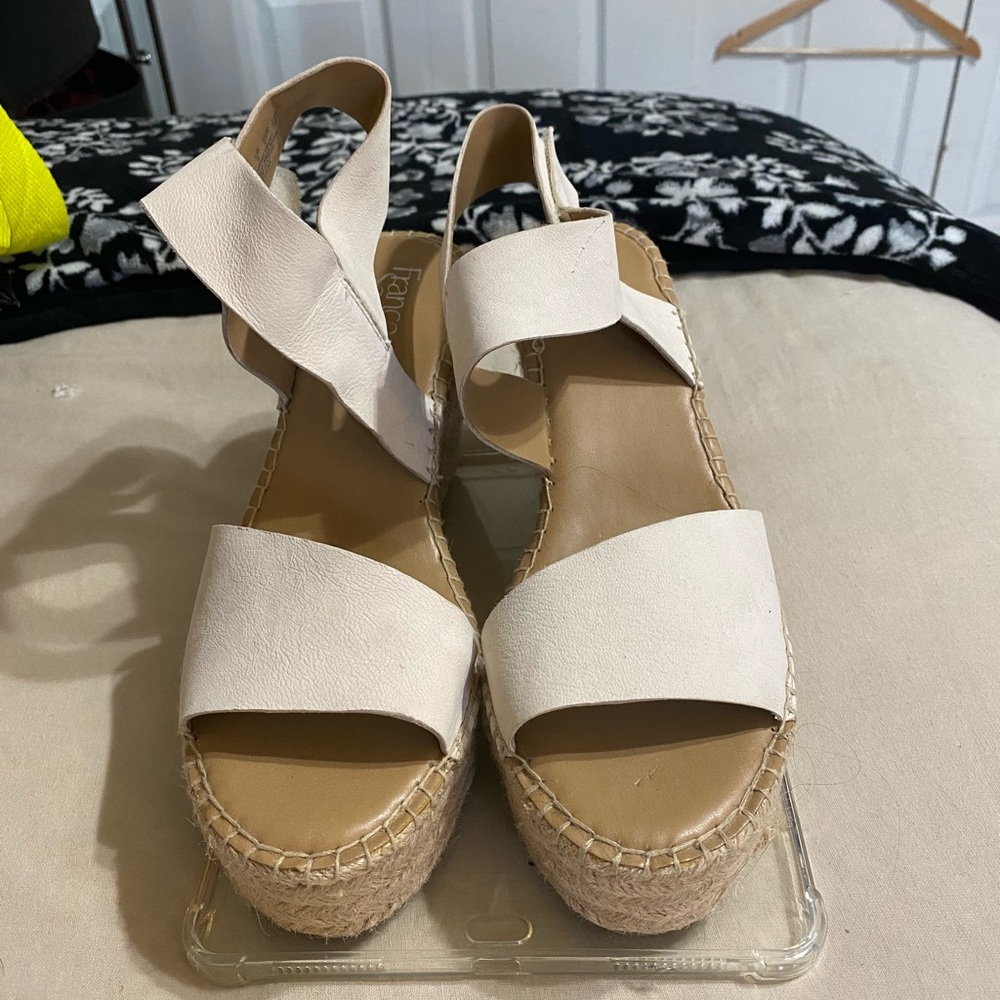 Franco Sarto Off white Wedge